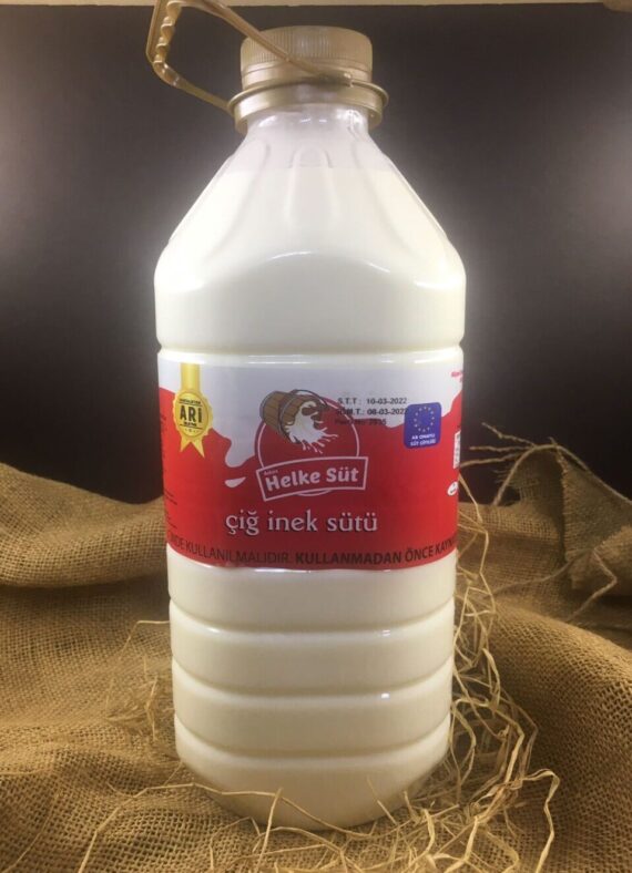Helke Çiğ Simental İnek Sütü 3LT