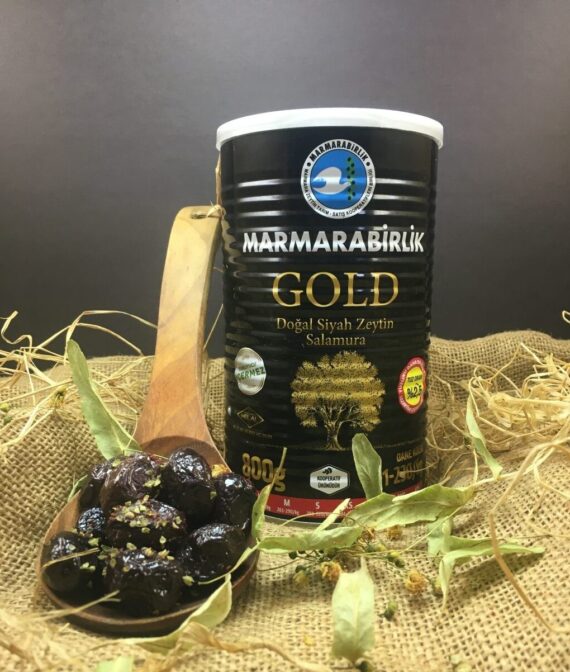 Marmarabirlik Gold Teneke Zeytin 800gr 201-230 Ad/Kg
