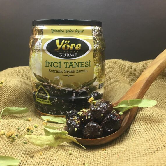 Yöre Gurme İnci Tanesi 750gr Siyah Zeytin (201-230 kalibre)